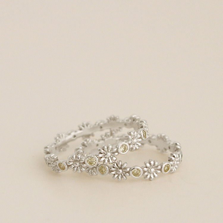925 Silver Edelin Stack Ring/ 에델린