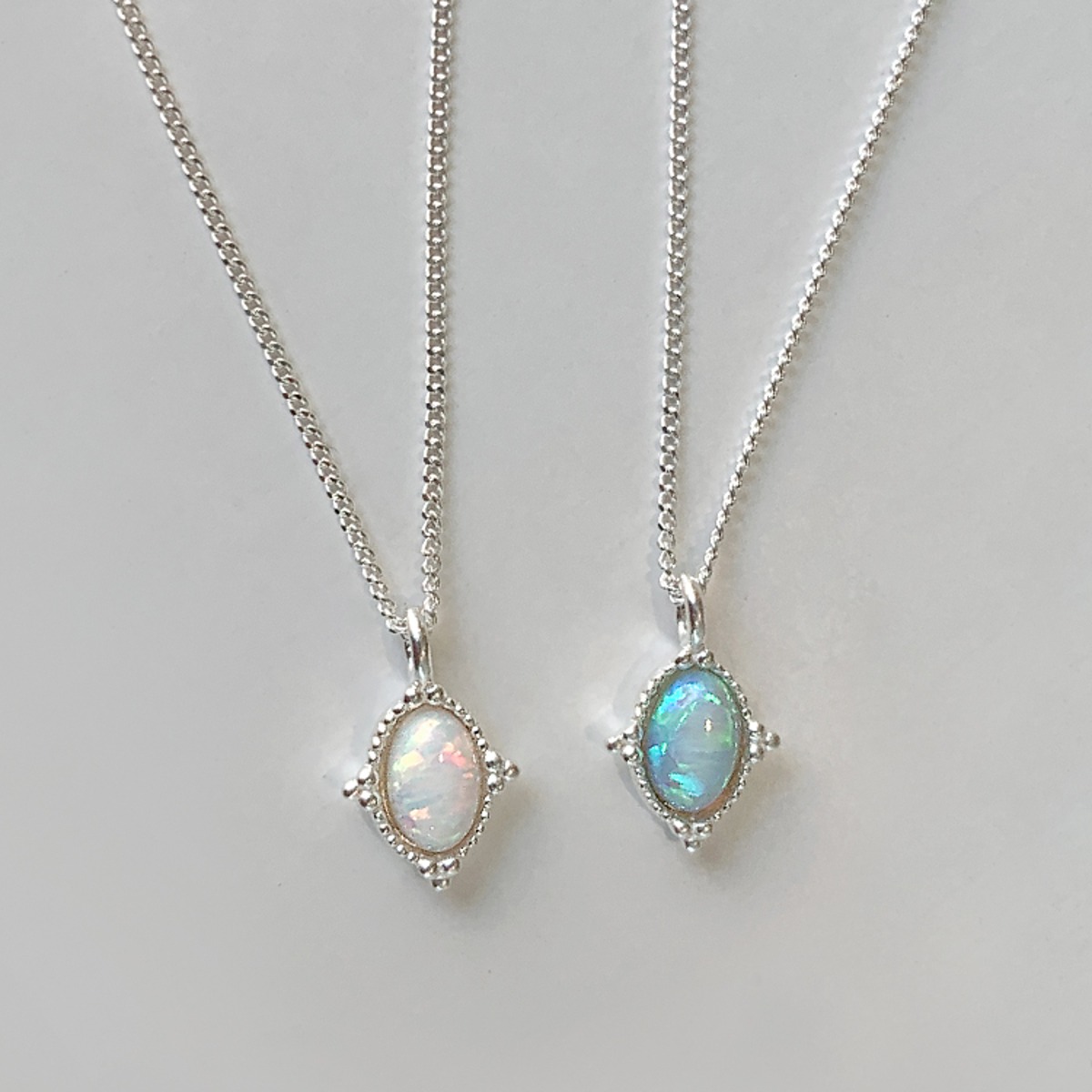 925 Silver Moana Gemstone Necklace